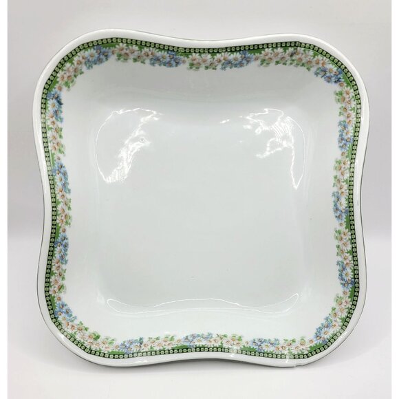 Bernard Bloch Hand Crafted Serving Platter Swivel Base Antique 1900-1913 - Picture 1 of 12